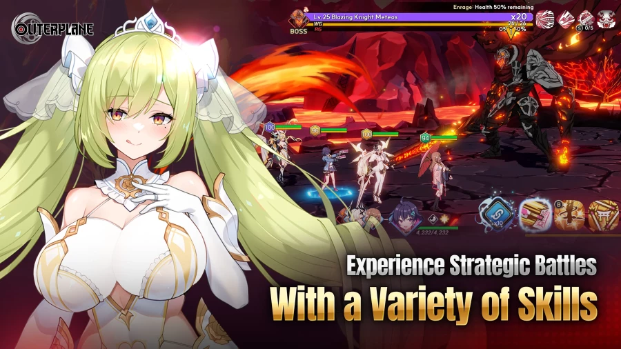 Скриншот OUTERPLANE - Strategy Anime №1