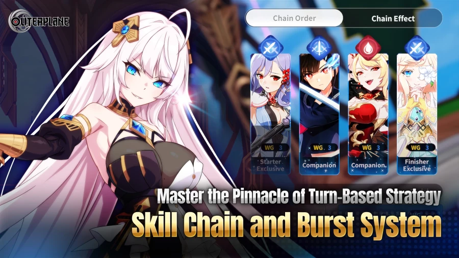 Скриншот OUTERPLANE - Strategy Anime №2