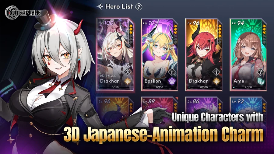 Скриншот OUTERPLANE - Strategy Anime №4