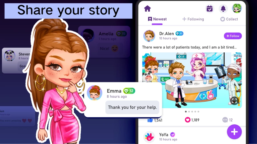 Скриншот YoYa Time:Build,Share&Play №3