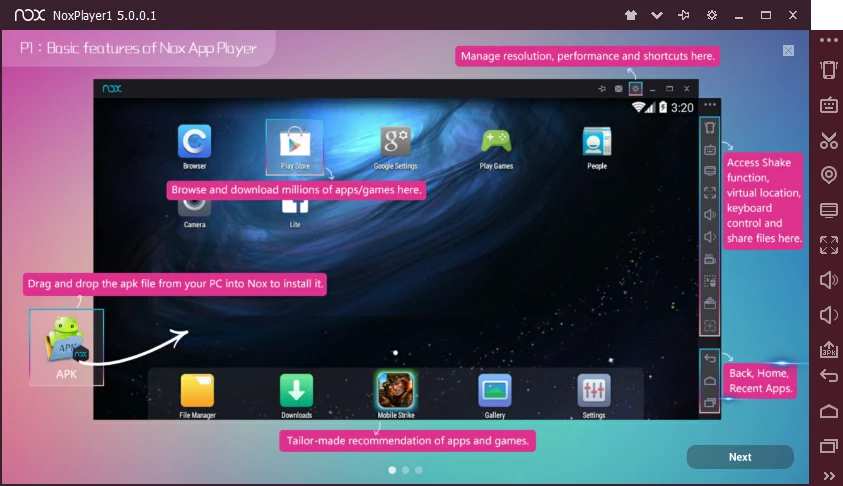 Скриншот NoxPlayer №2