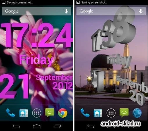 Скриншот 3D Сlock №2