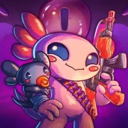 Логотип Погрузитесь в безумный рогалик-шутер AK-xolotl