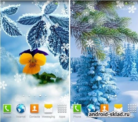Скриншот Зимние живые обои №2