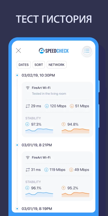 Скриншот Спидтест Скорость Интернета №4