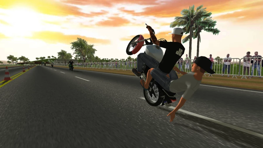 Скриншот Moto Wheelie 3D №3